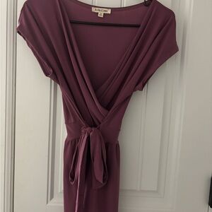 Purple Wrap Romper